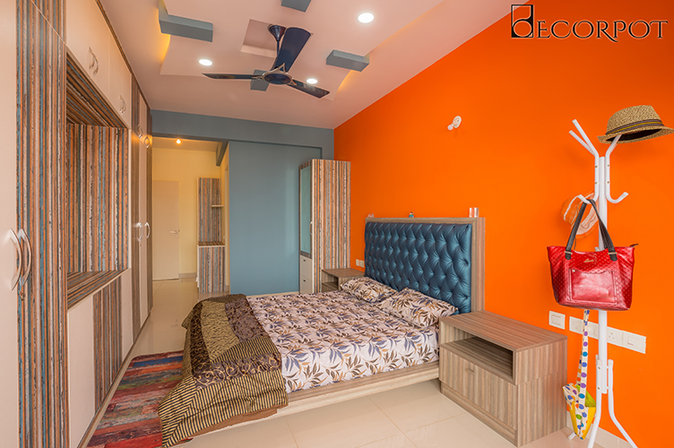 Master Bedroom Interior Design Bangalore-MBR-3BHK, Kanakpura Road, Bangalore